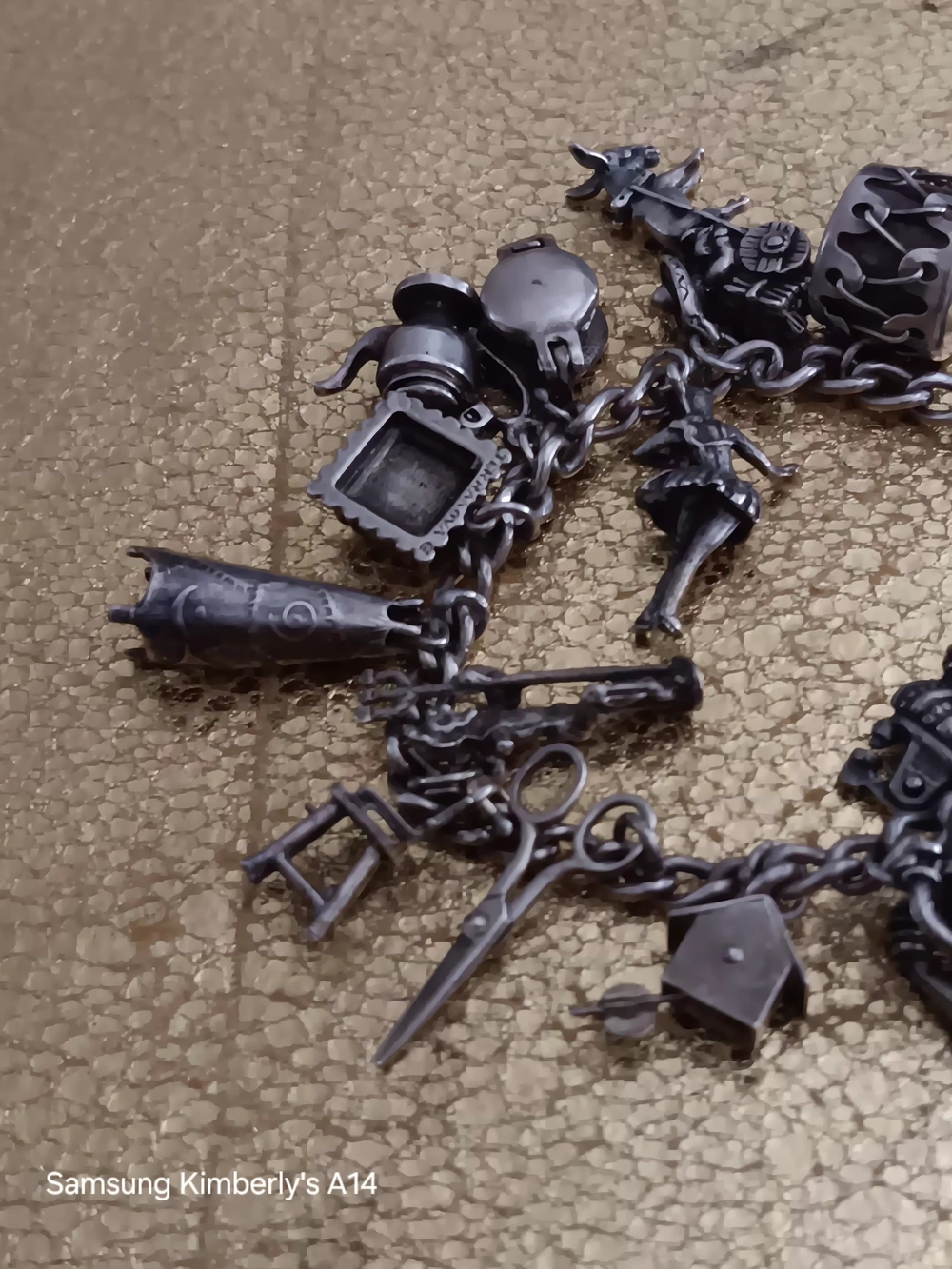 Rare VintageSterling Silver Charm Bracelet with Multiple Animated Charms - Picture 12 of 12